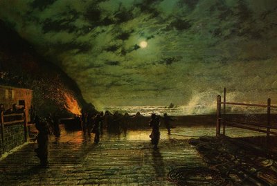 In Peril by John Atkinson Grimshaw